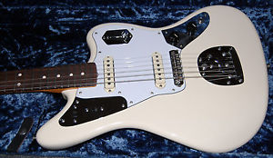2015 Fender Johnny Marr Jaguar Electric Guitar Olympic White Near Mint SAVE!