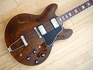 1969 Gibson ES-335TD Vintage Semihollowbody Electric Guitar Walnut T Tops, ES335