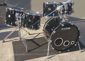 Yamaha Birch Custom Absolute Shell Kit! 10, 12, 14, 16, 22 - Black