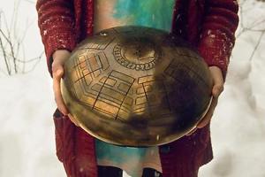 Handpan Tank Drum Tongue Ethno Steel 8 Tones 32 cm 100% Handmade Instrument