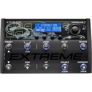 TC Helicon Voicelive 3 Extreme Vocal & Guitar Amp FX Processor Pedal Footswitch