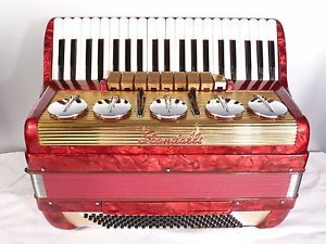 SCANDALLI   AKKORDEON    RARITÄT  1A ZUSTAND   GELEGENHEIT !  120/4  ACCORDION