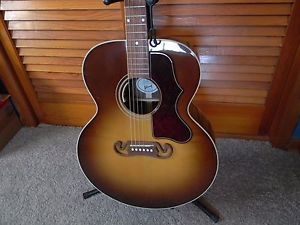 2016 Gibson SJ100 Honeyburst Claro Walnut Sides and Back 100% Mint/Unplayed !!!