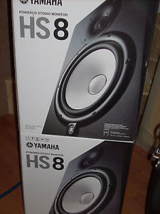 Yamaha HS8 Active Monitors (open box pair - brand new)