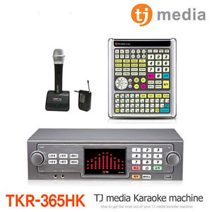 New TJ TKR-365HK Home Korean Karaoke Machine 500GB HDD + 1 Wireless MIC + Remote