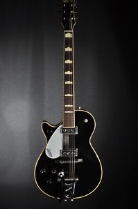 GRETSCH  G6128TDS-LH LEFTY DUO JET BLACK GUITAR WITH DYNASONIC PICKUPS HARDSHELL