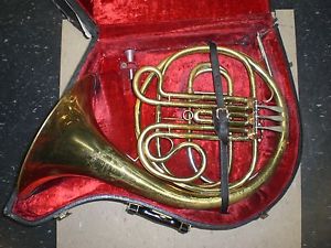 Rare R Wunderlich Chicago French Horn in Hard Case LOOK!!!!!!!!!!!!!!!!!!