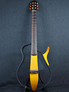 YAMAHA SLG110S, EX Condition Silent Acoustic Guitar w/Gig Bag