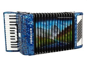 Akkordeon Fröhlich Mozart ,Weltmeister Juwel, Trend Line Motiv 1 Airbrush