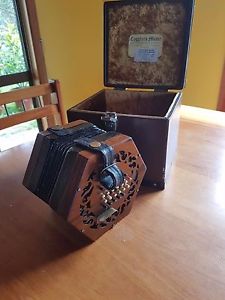 Lachenal vintage concertina 48 button English