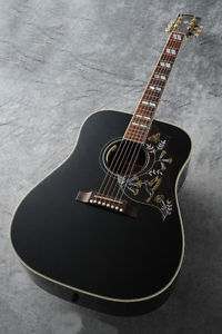 Free Shipping Gibson Hummingbird Ebony Special Acoustic Guitar