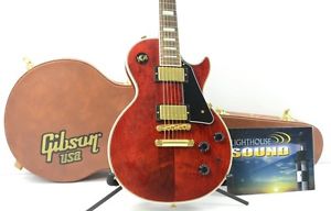 2014 Gibson Les Paul Custom Lite Electric Guitar - Trans Red w/OHSC