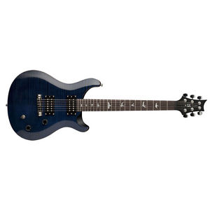 PRS Paul Reed Smith SE Custom 22 Birds Inlays Guitar Whale Blue & Gig Bag