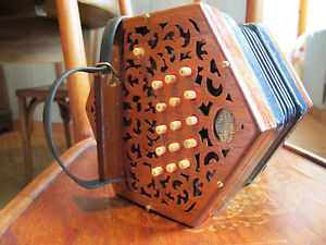 Anglo Concertina Lachenal C/G restored