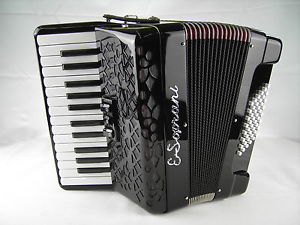 AKKORDEON E-Soprani 428 KK Paolo Soprani 2 Chörig 48 Bass inkl. Tasche Accordion