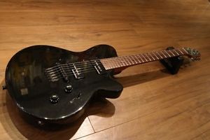 Godin LG Solid Mahogany Body Black Used Electric Guitar with Original Case Japan