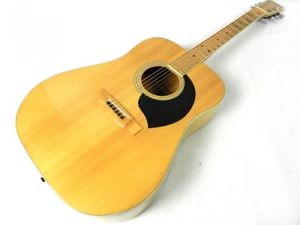 YAMAKI W-300 Natural w/hard case Acoustic guitar From JAPAN Free shipping #D146