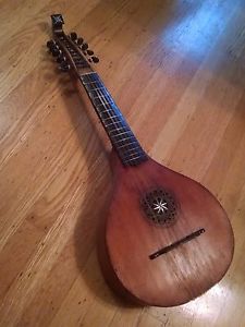 18th century English guitar, cetra, cittern
