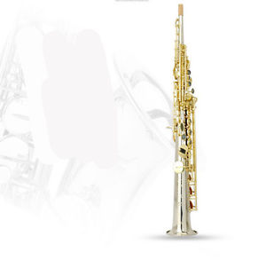 Cupronickel Straight Professional Length 65cm B Flat Soprano Saxophone #