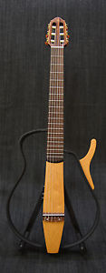 YAMAHA SLG100NW, VG Condition Silent Nylon/Gut Guitar Earnest Edition w/Gig Bag