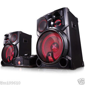 New LG CM9960 4800W Bluetooth Wireless Music System DJ Karaoke Dance Lighting