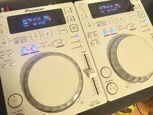 Pioneer  CDJ 350 W White Limited Edition 2x DJ Turntables Rekordbox Traktor USB