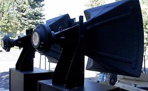 2 JBL 2446H HORN DRIVERS + 2506B MOUNTING BRACKETS + THROATS & LENSES !!