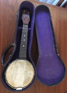 1920s Era "The Gibson" UB-1 Banjo Ukulele RARE! W/ Case. Hunleth Music St Louis