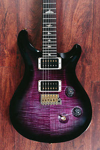 PRS Paul Reed Smith Custom 24 10 Top Thin Pattern Electric Guitar Violet Burst