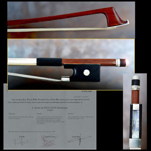 French vioin bow - Dominique Peccatte - at. - Raffin Certified
