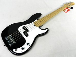 Fender USA American Standard Precision Bass V Black Bass guitar From JAPAN #D156