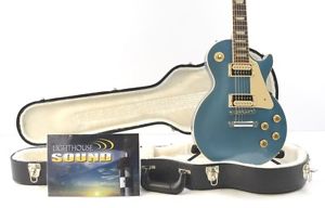 2012 Gibson Les Paul Traditional Pro Electric Guitar - Pelham Blue w/OHSC
