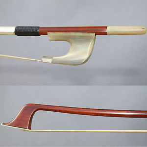 Master Pernambuco Wood Double Bass Bow German Round Stick 720mm 3/4-1/2 128.8g