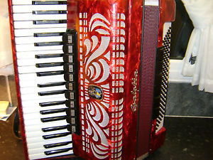 GALOTTA 120 BASS PIANO ACCORDION GERMAN MADE MUSETTE TUNED