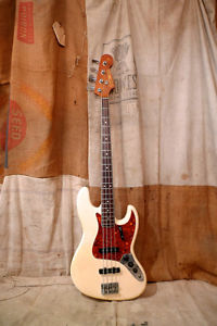 1966 Fender Jazz Bass Vintage White Refinished