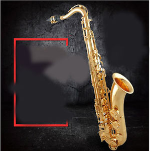 Gold Professional High-Grade Length 78cm U-Shape B Flat Brass Tenor Saxophone #