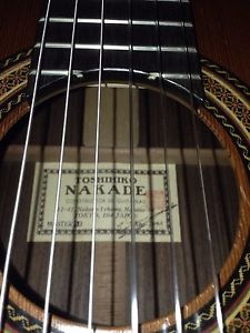 Toshihiko Nakade Hademade classical guitar