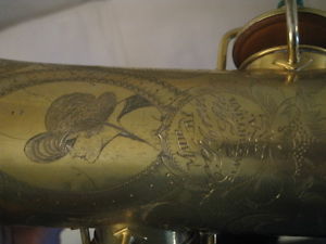 C.G. Conn "Art Deco" Gold Plated Alto Sax M189235