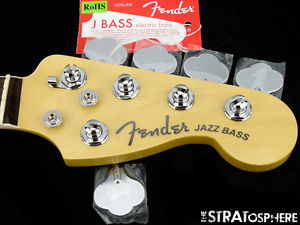 Fender American Elite Jazz Bass V 5 String NECK + TUNERS USA Compound Rosewood