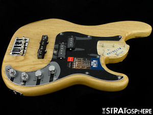 LOADED 2016 Fender American Elite P BASS BODY Precision American Natural Ash