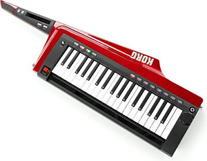 Korg RK-100S RED Keytar 37-Key Remote Keyboard,RK 100 S w/gig bag  //ARMENS//