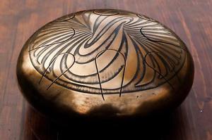 Handpan Tank Drum Tongue Ethno Steel 8 Tones 32 cm 100% Handmade Instrument