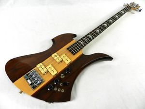 B.C.RICH Mockingbird Bass w/hard case Bass guitar From JAPAN Free shipping #D161