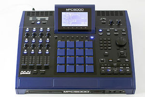 Akai MPC 5000, Black & BMW Metallic Blue &  Maxed out, 16squarez Custom!