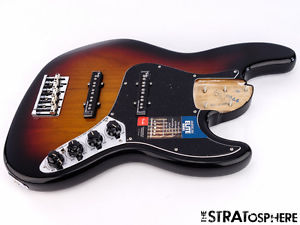 LOADED 2016 Fender American Elite Jazz Bass V 5 String BODY American Sunburst