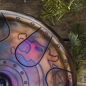 Handpan Tank Drum Tongue Ethno Steel 8 Tones 32 cm 100% Handmade Instrument