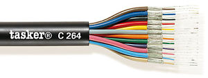 Tasker C264 Multi Core cable blindado 12x2x0,08 mm² 50 m