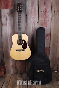 Martin D Jr Dreadnought Junior Acoustic Electric Guitar Travel Size with Gigbag