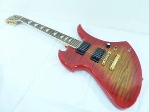 Burny 105X Red Free shipping Guiter Bass From JAPAN Right-Handed #O16