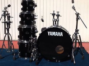 Yamaha Made In Japan Beech Custom Solid Black Laquer Yess 22 8 10 12 14